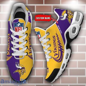 NFL Minnesota Vikings Custom Name Men And Women Air Cushion Sports Shoes image NFL Minnesota Vikings Custom Name Men And Women Air Cushion Sports Shoes Product Photo 2