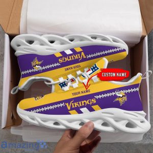 NFL Minnesota Vikings Max Soul Shoes Custom Name Sport Gift Shoes Product Photo 3