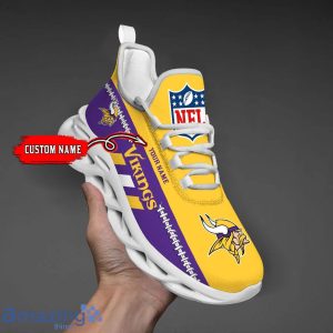 NFL Minnesota Vikings Max Soul Shoes Custom Name Sport Gift Shoes Product Photo 1