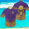 NFL Minnesota Vikings Skull Hawaiian Shirt New Design For Fans