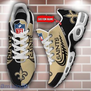 NFL New Orleans Saints Custom Name Men And Women Air Cushion Sports Shoes image NFL New Orleans Saints Custom Name Men And Women Air Cushion Sports Shoes Product Photo 2