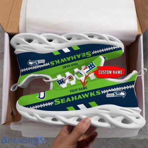 NFL Seattle Seahawks Max Soul Shoes Custom Name Sport Gift Shoes Product Photo 3