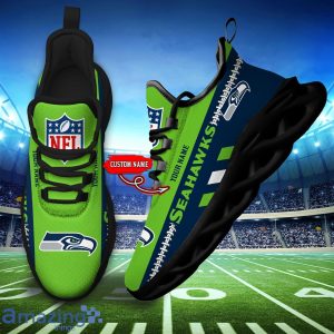 NFL Seattle Seahawks Max Soul Shoes Custom Name Sport Gift Shoes Product Photo 4