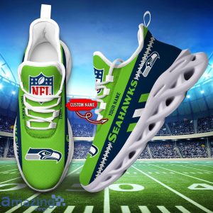 NFL Seattle Seahawks Max Soul Shoes Custom Name Sport Gift Shoes Product Photo 5