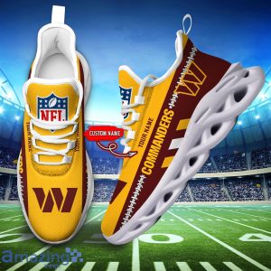 NFL Washington Commanders Max Soul Shoes Custom Name Sport Gift Shoes Product Photo 5