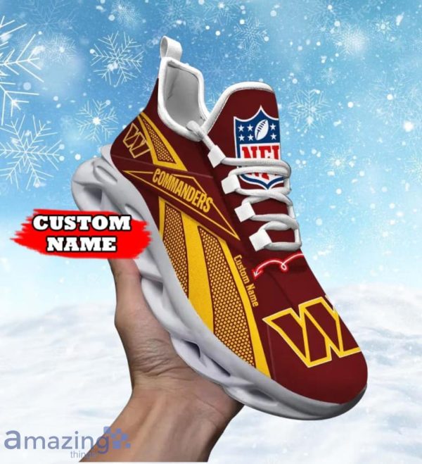 NFL Washington Commanders Personalized Max Soul Shoes Sport Fashionable Gift For Fans Product Photo 1