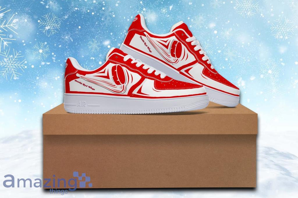 Nhl Detroit Red Wings Air Force Shoes Gift For Men And Women image Nhl Detroit Red Wings Air Force Shoes Gift For Men And Women Product Photo 1