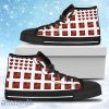 Nice Los Angeles Dodgers High Top Shoes Chocolate Lovely Gift Valentine Gift For Big Fans