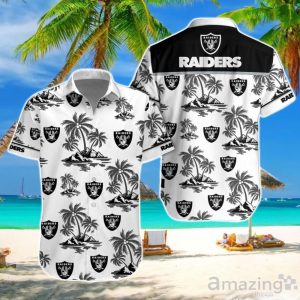 Oakland Raiders Hawaiian Shirt And Short For Fans Product Photo 1