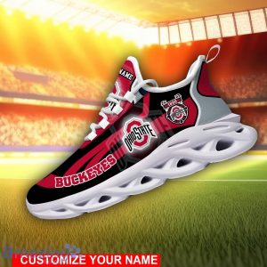 Ohio State Buckeyes Team Shoes Sneakers Personalized Name Max Soul Shoes Men Women Shoes Product Photo 2