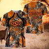Oklahoma State Cowboys All Over Print 3D Shirt Camo Hunting Gift For Fans