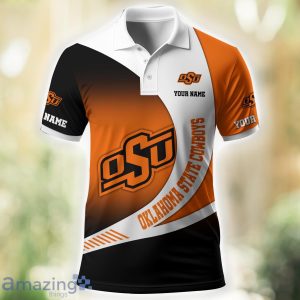 Oklahoma State Cowboys Sport Team Polo Shirt Custom Name Sport Polo Golf Lover Gift image Oklahoma State Cowboys Sport Team Polo Shirt Custom Name Sport Polo Golf Lover Gift Product Photo 3