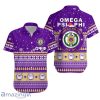 Omega Psi Phi African Pattern Christmas Hawaiian Shirt For Men And Women