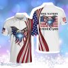 One Nation Under God Eagle Golf Personalized Polo Shirt