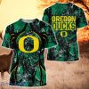 Oregon Ducks All Over Print 3D Shirt Camo Hunting Gift For Fans