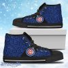 Perfect Cross Color Absolutely Nice Chicago Cubs High Top Shoes Gift For Big Fans
