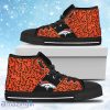 Perfect Cross Color Absolutely Nice Denver Broncos High Top Shoes Gift For Big Fans