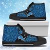Perfect Cross Color Absolutely Nice Detroit Lions High Top Shoes Gift For Big Fans