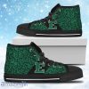 Perfect Cross Color Absolutely Nice Eastern Michigan Eagles High Top Shoes Gift For Big Fans