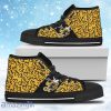 Perfect Cross Color Absolutely Nice Georgia Tech Yellow Jackets High Top Shoes Gift For Big Fans