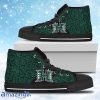 Perfect Cross Color Absolutely Nice Hawaii Rainbow Warriors High Top Shoes Gift For Big Fans