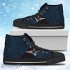 Perfect Cross Color Absolutely Nice New England Patriots High Top Shoes Gift For Big Fans