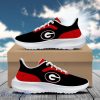 Personalized B Bulldog Football Team Padded Heightening Air Mesh Running Shoes Sport Custom Name