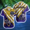 Personalized Baltimore Ravens NFL  Tropical Hawaiian Shirt