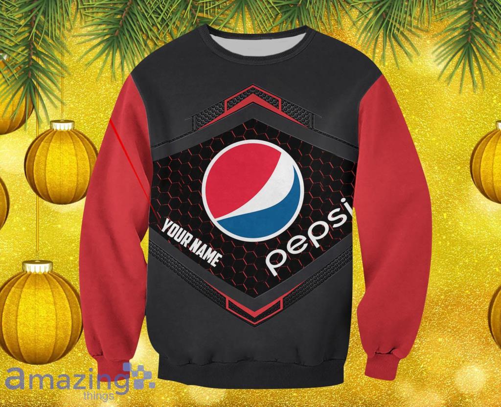 Personalized Fleece Pepsi Ugly Sweater Christmas Gift For Men And Women image Personalized Fleece Pepsi Ugly Sweater Christmas Gift For Men And Women Product Photo 1