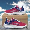 Personalized H Texa Football Team Padded Heightening Air Mesh Running Shoes Sport Custom Name