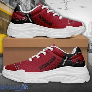 Personalized Name Arkansas Razorbacks Ncaa Personalized Chunky Shoes For Men And Women Gift Product Photo 3