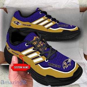 Personalized Name Baltimore Ravens Chunky Sneaker Sport Shose For Fans Product Photo 4