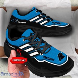 Personalized Name Carolina Panthers Chunky Sneaker Sport Shose For Fans Product Photo 4
