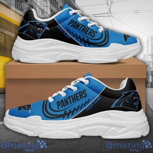 Personalized Name Carolina Panthers Personalized Chunky Shoes Trendy Sneakers For Men And Women Product Photo 4