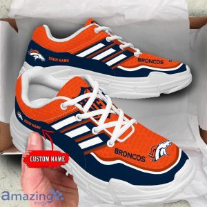 Personalized Name Denver Broncos Chunky Sneaker Sport Shose For Fans Product Photo 1