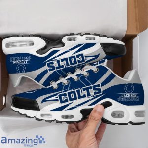 Personalized Name Indianapolis Colts Sneakers Shoes Air Cushion Sport Shoes image Personalized Name Indianapolis Colts Sneakers Shoes Air Cushion Sport Shoes Product Photo 3