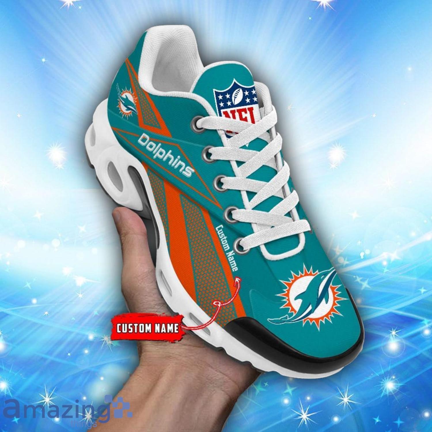 Personalized Name Miami Dolphins Air Cushion Sport Shoes TN Shoes For Men And Women image Personalized Name Miami Dolphins Air Cushion Sport Shoes TN Shoes For Men And Women Product Photo 4