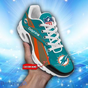 Personalized Name Miami Dolphins Air Cushion Sport Shoes TN Shoes For Men And Women Product Photo 1
