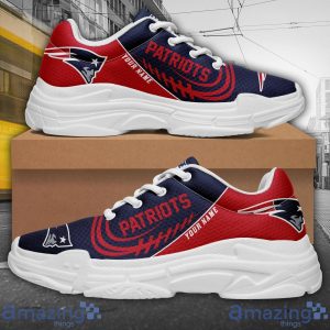 Personalized Name New England Patriots Personalized Chunky Shoes Trendy Sneakers For Men And Women Product Photo 3
