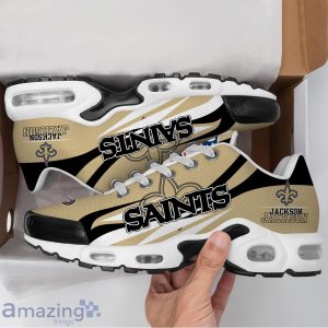 Personalized Name New Orleans Saints Sneakers Shoes Air Cushion Sport Shoes image Personalized Name New Orleans Saints Sneakers Shoes Air Cushion Sport Shoes Product Photo 3