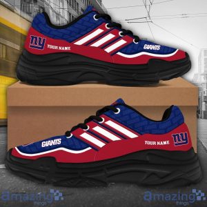 Personalized Name New York Giants Chunky Sneaker Sport Shose For Fans Product Photo 2