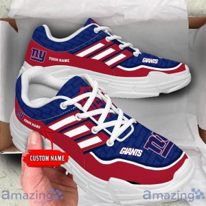 Personalized Name New York Giants Chunky Sneaker Sport Shose For Fans Product Photo 1