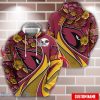 Personalized Name NFL Arizona Cardinals  Flower Pattern 3D Hoodie