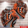 Personalized Name NFL Cincinnati Bengals  Flower Pattern 3D Hoodie