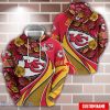 Personalized Name NFL Kansas City Chiefs  Flower Pattern 3D Hoodie