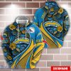Personalized Name NFL Los Angeles Chargers  Flower Pattern 3D Hoodie