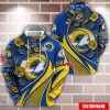 Personalized Name NFL Los Angeles Rams  Flower Pattern 3D Hoodie