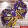 Personalized Name NFL Minnesota Vikings  Flower Pattern 3D Hoodie