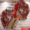 Personalized Name NFL San Francisco 49ers  Flower Pattern 3D Hoodie