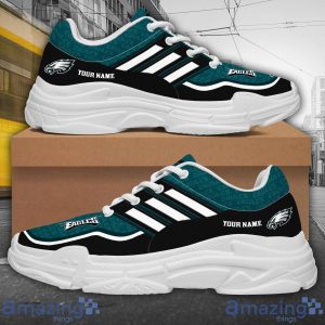 Personalized Name Philadelphia Eagles Chunky Sneaker Sport Shose For Fans Product Photo 3